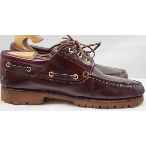 Eastland Seville Boat Shoe Oxblood Leather US Men's 11M - Picture 10 of 13